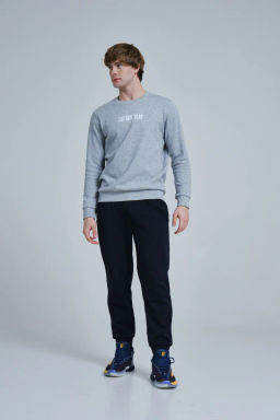 Свитшот с флисом Серый - Anta фото 3