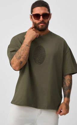 Футболка F521-067-900 khaki - Fine joyce фото 8