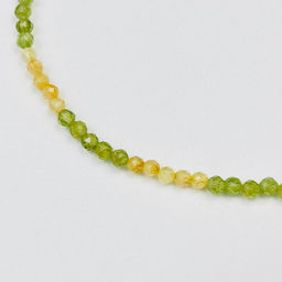 Колье из Цитрина и Хризолита 42 см +