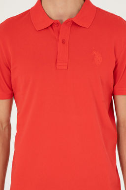 Мужская красная базовая футболка Неожиданная скидка в корзине - U.s. polo assn фото 6