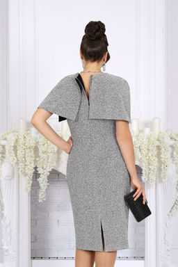 Платье Ninele 7524 серебро  фото 3