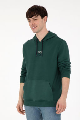 Мужской темно-зеленый свитшот Неожиданная скидка в корзине