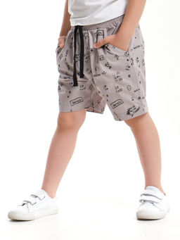 Шорты для мальчика UD 7952 св.серый - Mini maxi фото 2