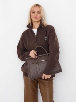 Сумка 98343SP cappuccino Velina Fabbiana-Safenta