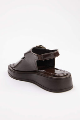 Trendyol Shoes Siyah Cift Tokal? Kad?n Kal?n Taban Sandalet 
TAKAW25SD00000 - Trendyolmilla фото 29
