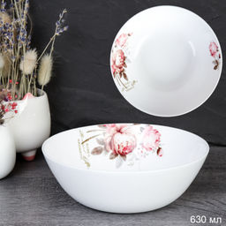 Тарелка глубокая суповая 630 мл 155 мм Дэй / FLMLTW60 (20032) /уп 48/ Чайная роза - Галеонтрейд фото 2
