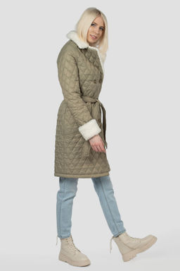 Пальто плащевка+ Утеплитель: Синтепон 150 г/м демисезонное - El podio фото 5