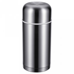 Термос из нержавеющей стали с широкой горловиной Soup 1л, д10см, h23см, пластмассовая винтовая крышка, цветная коробка, Regent (Китай)