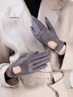 Перчатки женские ш/п IS02752 grey - Eleganzza фото 10