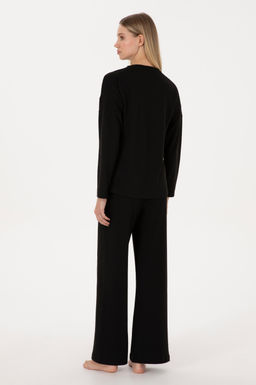 Kad_n Siyah Pijama Tak_m_ - U.s. polo assn фото 5