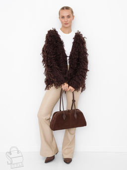 Сумка женская кожаная 990180NN d.coffee Natale Navetta в Новосибирске