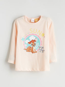 Bambi Bask?l? K?z ?ocuk Pijama Tak?m?