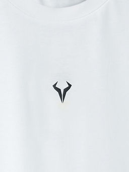 Bisiklet Yaka Bask?l? Kolsuz Erkek Ti??rt