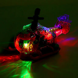 Вертолет Шестерёнки, свет и звук, работает от батареек - Simaland фото 8