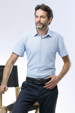 Рубашка 23-02-НТ-04 - Nicolo angi фото 4