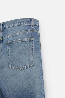 FLARE FIT JEANS WITH ZIPS - Zara фото 9