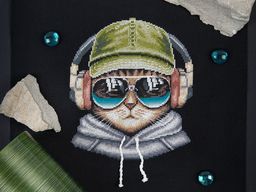 Набор для вышивания PANNA J-7360 Меломан Стенли 18 х 22.5 см