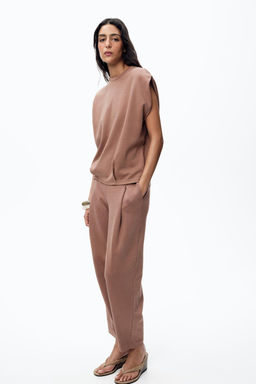 WASHED INTERLOCK T-SHIRT - Zara фото 10
