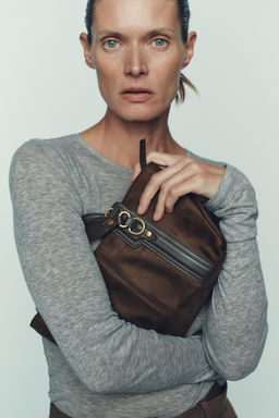 MINI SHOPPER BAG WITH RINGS - Zara фото 8