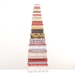 Набор подарочных новогодних коробок 15 в 1 «Изысканность», 47.5×35.5×17.5 - 12×7×4 см