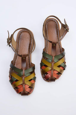 Kahverengi Kad?n Sandalet TAKSS26SD00023