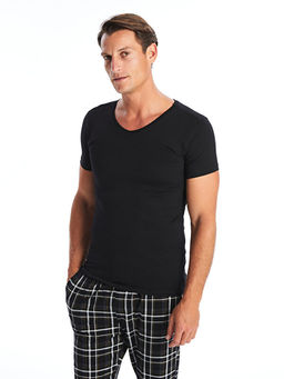 V Yaka K?sa Kollu Erkek Atlet