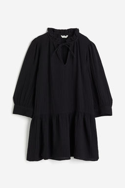 Vestido de algodon con cordon de ajuste - H&m фото 4