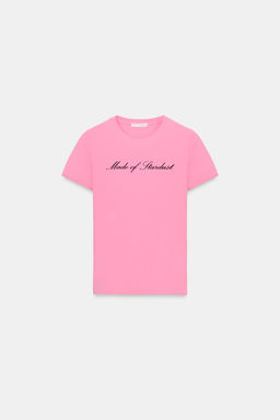 CAMISETA TEXTO / Rosa - Zara фото 4