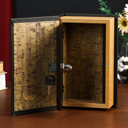 Шкатулка книга-сейф «История моего успеха», дерево, с замком, тиснение, 21×13×5 см