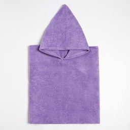 Полотенце-пончо Крошка Я Гномик, цвет сиреневый, размер 24-32, 100 % хлопок, 320 г/м2  фото 4