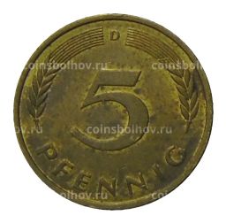 5 пфеннигов 1980 года D Германия