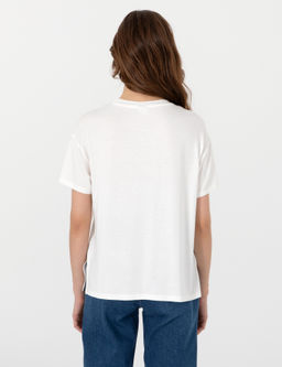 Beyaz Comfort Fit Ti__rt - Pierre cardin фото 5