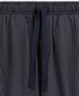 ATLANTIC NMP-389 Пижама мужская Small Print темно-голубой + темно-синий фото 5