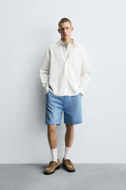 SPRAY WASHED BERMUDA SHORTS