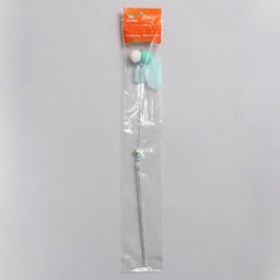 Дразнилка Нежный хлоп с перьями и бубенчиками, 60 см - Пижон фото 4