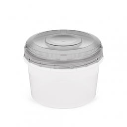 Емкость для СВЧ 0,7л круглая арт.А (М1152)