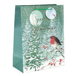 Цена за 12 шт. Пакет подарочный 31х42х12см / 5286ХL /уп 12/300/Новый год - ГалеонТрейд фото 10