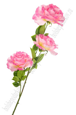 Веточка декоративная 140 см "Роза", в ассортименте