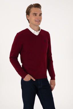 Erkek Bordo Basic Kazak - U.s. polo assn фото 3