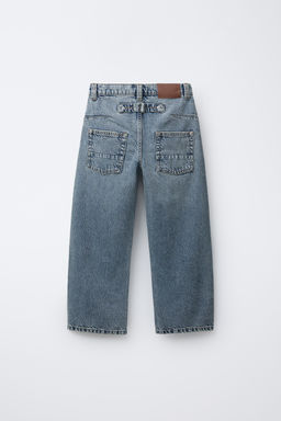 BALLOON JEANS WITH BELT LOOP - Zara фото 2