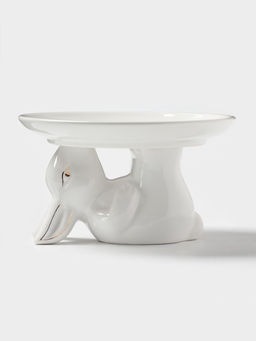 Блюдо для десертов Доляна «Зайка в золотом», 16×9.5 см