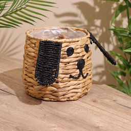 Корзина плетёная «Собачка», 22.5×22.5×19 см