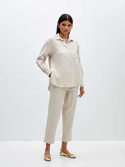 Beli Lastikli Rahat Kal?p M?slin Kad?n Pantolon