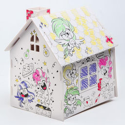 Дом-раскраска 3 в 1 My little pony, набор для творчества - Hasbro фото 4