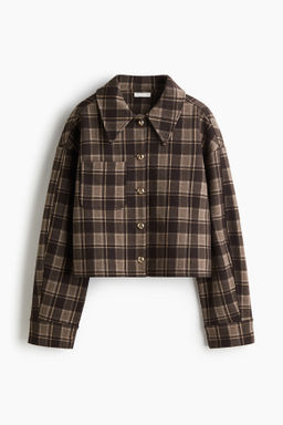 Chaqueta camisera bondeada