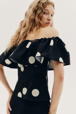 Top off-the-shoulder - H&m фото 4