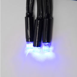ULD-S1000-120/DBA BLUE IP67 Гирлянда светодиодная с контроллером, 10м. 120 светодиодов. Синий свет. Провод черный. ТМ Uniel