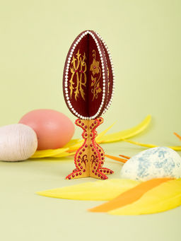 Заготовка для декорирования Mr. Carving КЛ-25 Яйцо декоративное фанера 5.5 х 5.5 х 13.5 см  фото 3