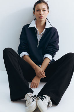 Pantal?n de algod?n con cintura plegable - H&m фото 8