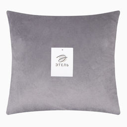 Подушка декоративная Этель цв. серый, 30*30см, велюр  фото 9